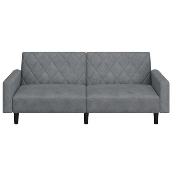 Yaheetech Schlafsofa 2 Sitzer Sofa mit Schlaffunktion, 140,5 × 94 cm Liegefläche