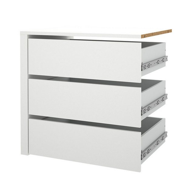 ebuy24 Kleiderschrank Catania Schubladeneinsatz 3 Schubladen 71,25 cm bi