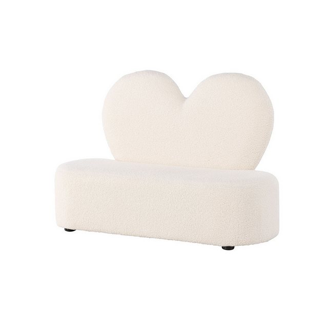 ebuy24 Sofa Kids Sofa für Kinder Teddy weiß.