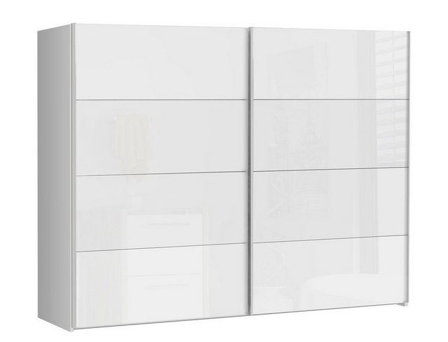 expendio Kleiderschrank Sophie 3V Schwebetürenschrank Sophie, weiß, 270x210x61 cm