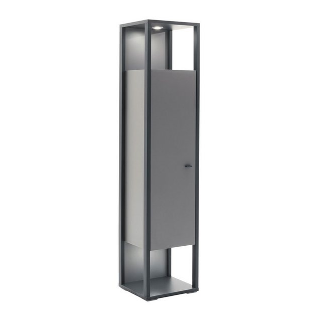 expendio Vitrine Larus 4 Royal Grey Melamin / anthrazit Dekor 40x178x37 cm