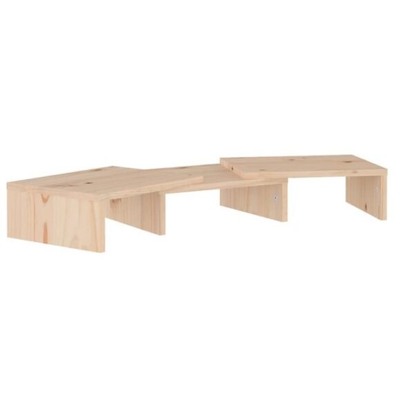 furnicato TV-Schrank Monitorständer 60x24x10,5 cm Massivholz Kiefer (1-St)