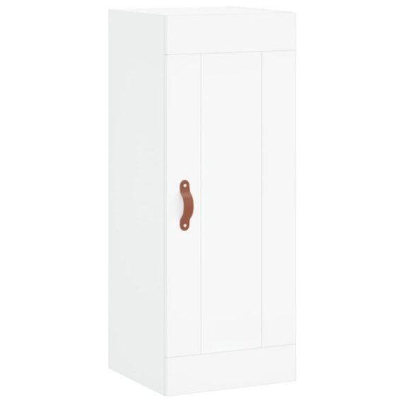 furnicato Wandhängeschrank Wandschrank Weiß 34,5x34x90 cm Holzwerkstoff, 1-tlg.