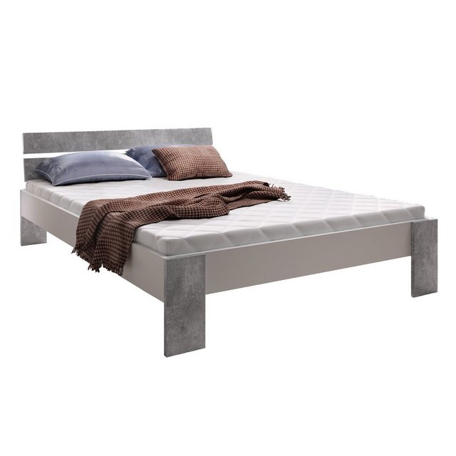 interbed Futonbett Michelle 140×200 cm inkl. 13-Leisten Rollrost (Spar-Set, Bettgestell inkl. Rollrost), inkl. Rollrost