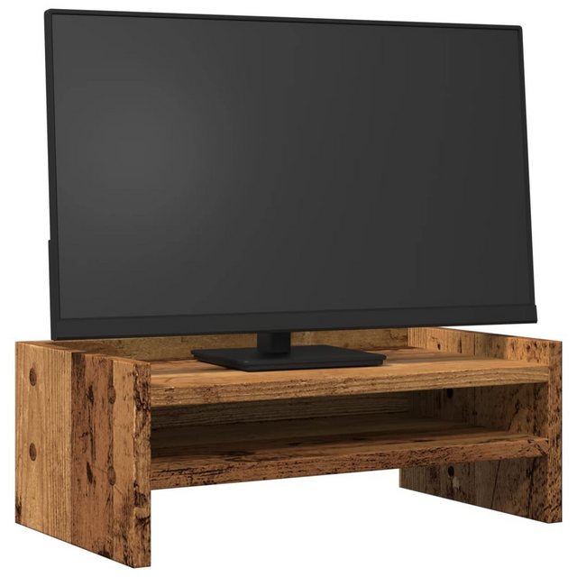 vidaXL Monitorständer Altholz-Optik 42x24x16 cm Spanplatte Monitor-Halterung