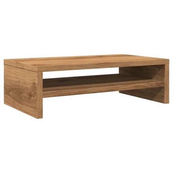 vidaXL Monitorständer Artisan-Eiche 42x24x13 cm Holzwerkstoff Monitorständer, (1-tlg)