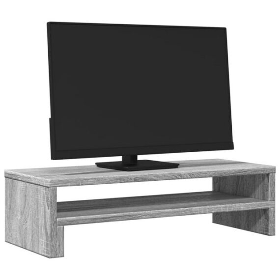 vidaXL Monitorständer Grau Sonoma 54x22x15 cm Spanplatte Monitor-Halterung