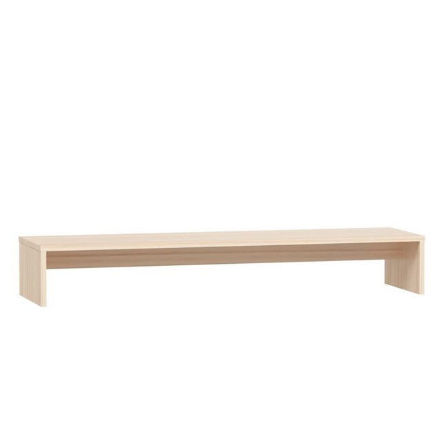 vidaXL TV-Schrank Monitorständer 100x27x15 cm Massivholz Kiefer TV-Konsole für Fernseher