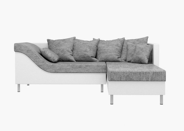 99rooms Ecksofa Toffi, L-Form, Eckcouch, Ottomane links oder rechts bestellbar, inklusive Kissen, Modern Design, frei im Raum stellbar