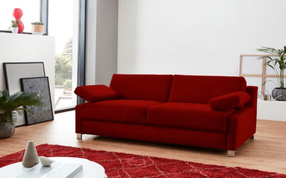 Bali Schlafsofa "Viola", mit Seitenkissen