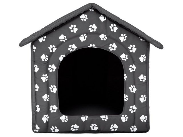 Bjird Tierhaus Hundehütte – Hundehöhle für kleine mittelgroße und große Hunde, Hundeliegen mit herausnehmbarer Dach, Größe S-XXXL, made in EU