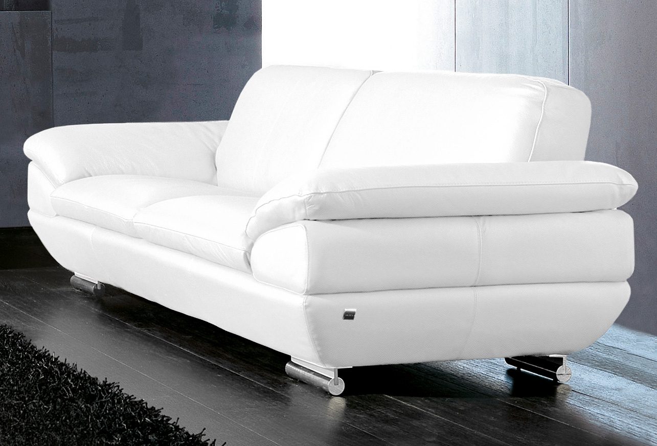 CALIA ITALIA 3-Sitzer „Glamour, italienisches Designsofa mit sensationellem Sitzkomfort“, für entspannende Momente, toller Designfuß