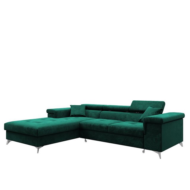 DB-Möbel Wohnlandschaft Schlafcouch Rarokko in L-Form 280 cm, Ecksofa Wohnlandschaf, links