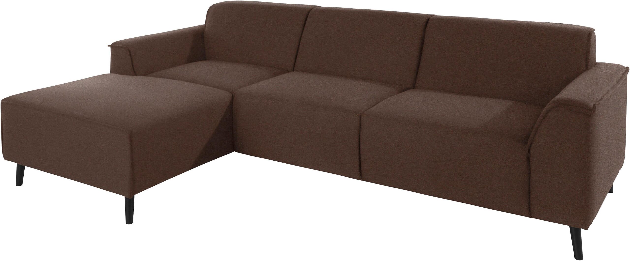 DOMO collection Ecksofa „Amora L-Form“, mit Recamiere, inklusive komfortablem Federkern