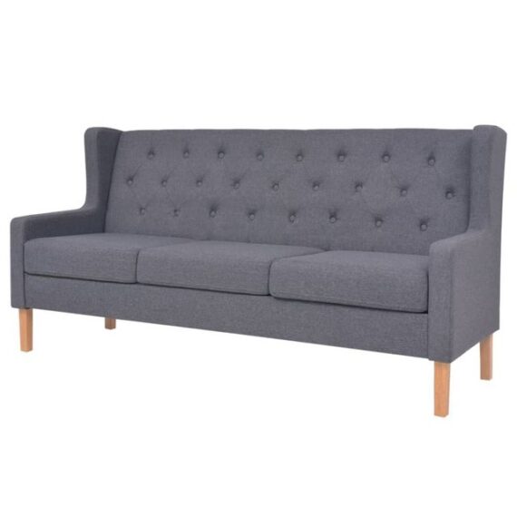 DOTMALL 3-Sitzer 3-Sitzer Sofa Stoff Grau