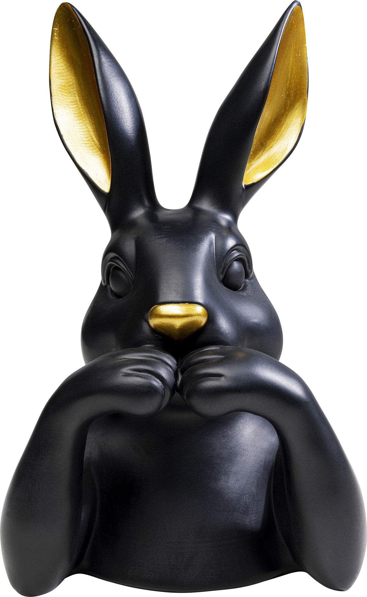 Deko Figur Sweet Rabbit Schwarz 31cm