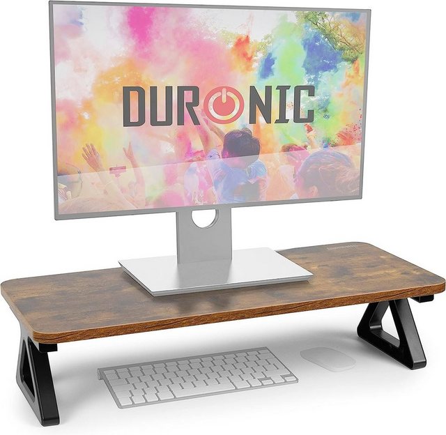 Duronic Monitorständer, (DM06-1 AW Monitorständer, 62 x 30 cm Fläche, Bis 10kg, 15 cm Höhe)