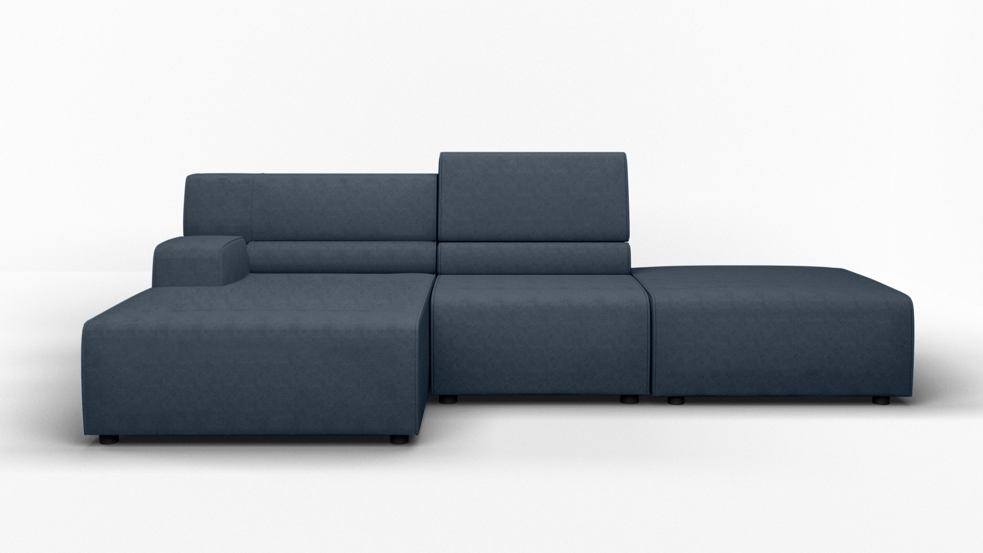 Egoitaliano Ecksofa „Babouche, Designsofa mit außergewöhnlichem Sitzkomfort zum Wohlfühlen“