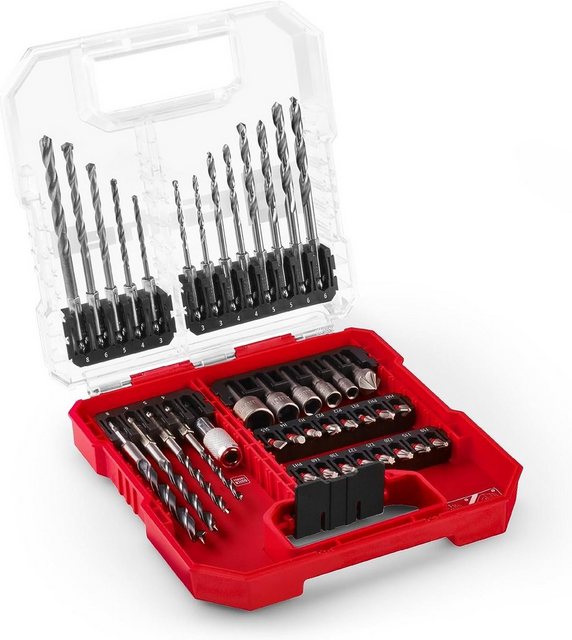 Einhell Bit-Set, L-CASE 40-tlg. Bit- und Bohrer-Set (25-mm-Bits, Schnellwechsel