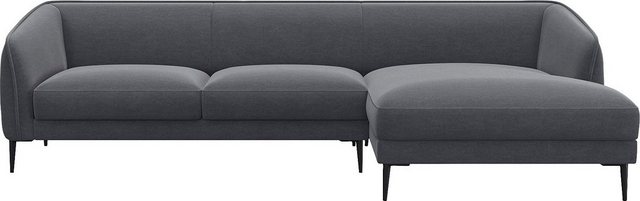 FLEXLUX Ecksofa Belle Designsofa, L-Form, B/T 288/149 cm, Skandinavisches Design, In hochwertiger Verarbeitung