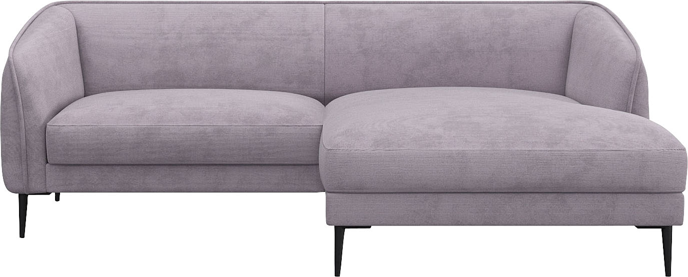 FLEXLUX Ecksofa „Belle Designsofa, bequem durch Kaltschaum im Sitz, L-Form“, Skandinavisches Design, In hochwertiger Verarbeitung, B/T 218/149 cm