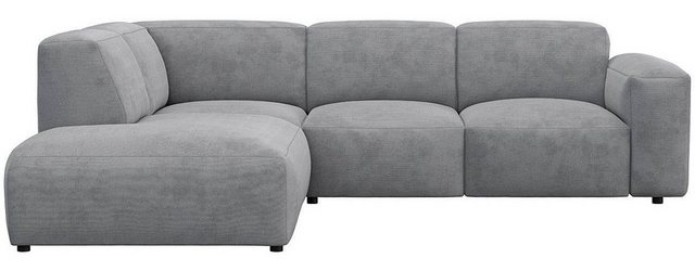 FLEXLUX Ecksofa Lucera, super bequem durch hochwertigen Sitzaufbau mit Kaltschaum, modern & anschmiegsam, L-Form, Designsofa