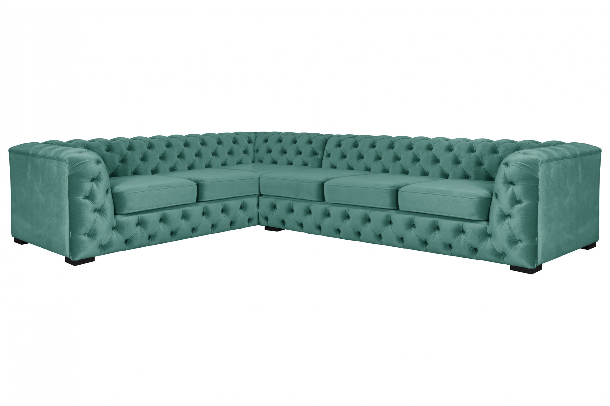 Guido Maria Kretschmer Home&Living Chesterfield-Sofa „KALINA L-Form“, hochwertig Chesterfield-Ausführung