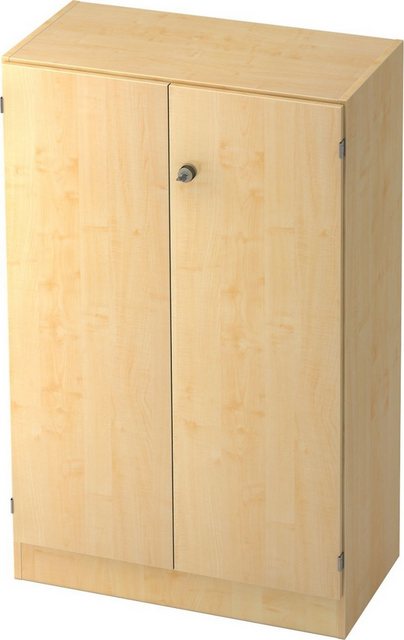 HAMMERBACHER Aktenschrank Schrank Solid 3OH BxTxH 80x42x127cm Griff SG Ahorn/Ahorn.