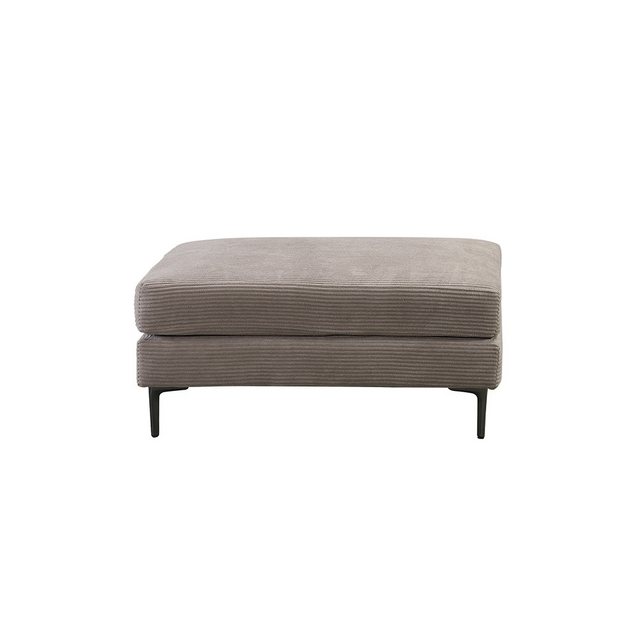 HOME DELUXE Sofa Hocker BELLANO Beige – 99 x 77 x 45 cm