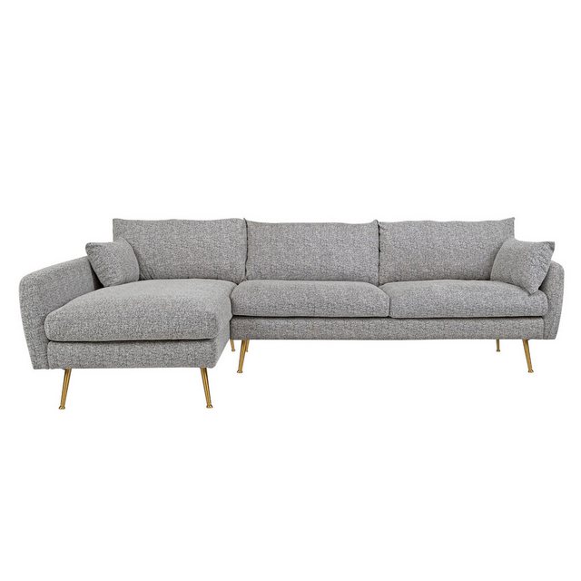 HTI-Living Ecksofa Ecksofa Antonius Webstoff Grau links, Stück 1 Teile, Polsterecke mit Kissen