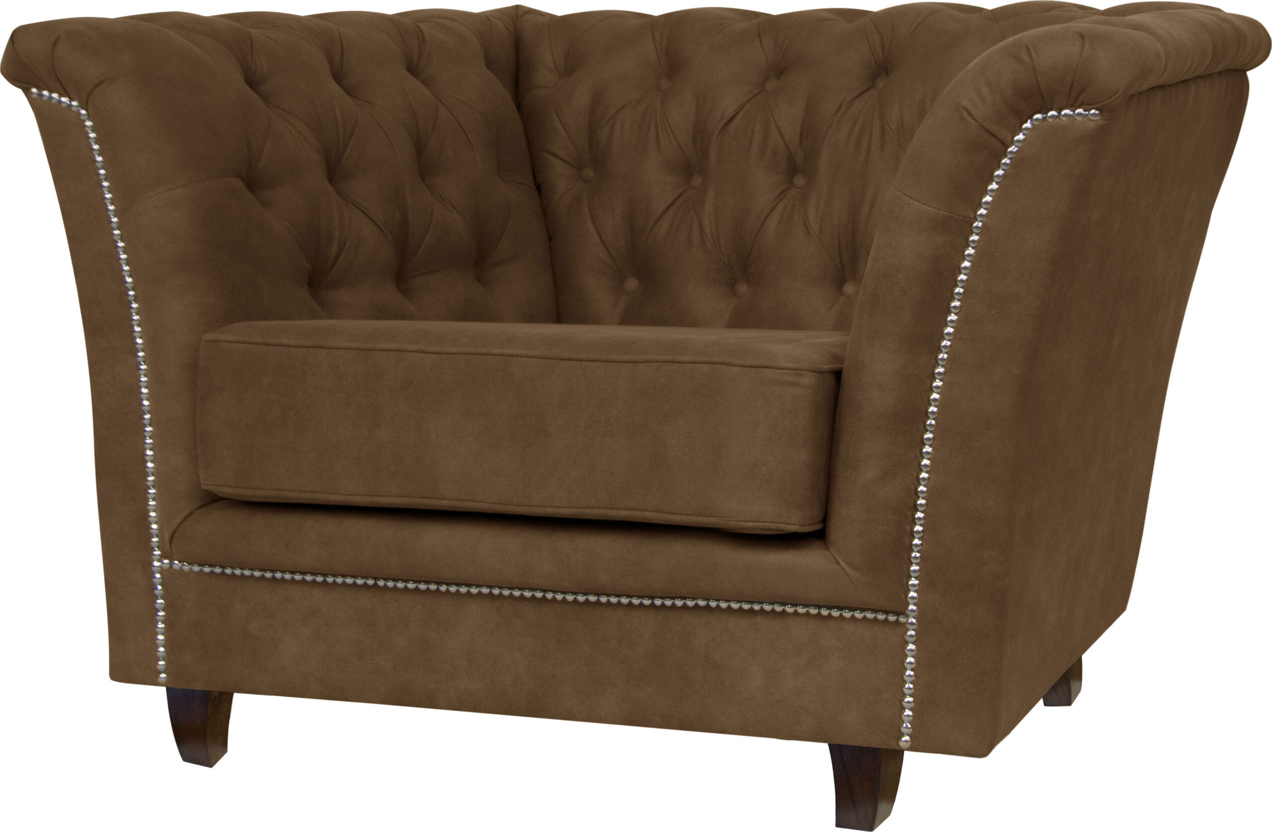 Home affaire Chesterfield-Sessel „Derby Sessel“, passend zum Polster „Derby“, mit Ziernieten und Knopfheftung