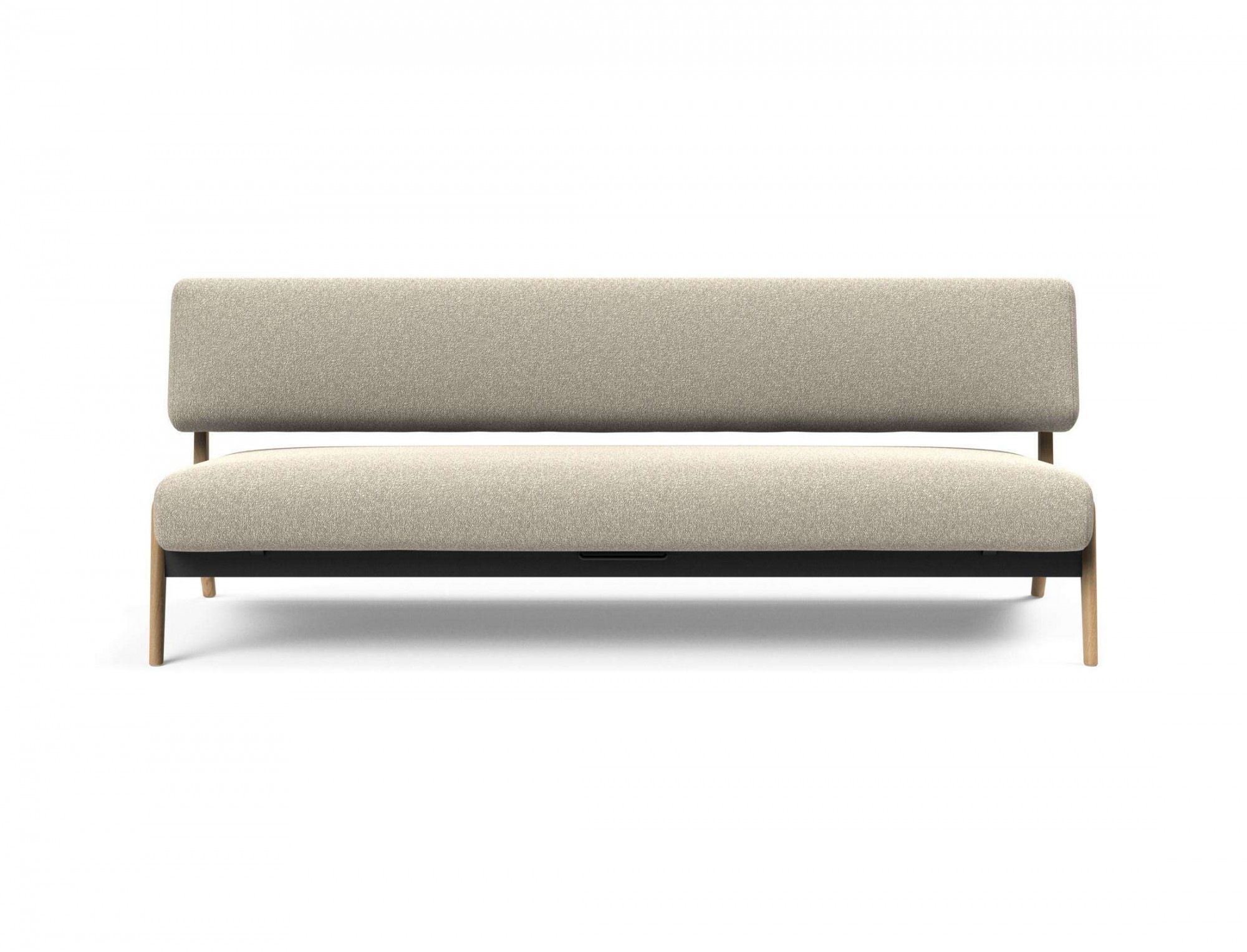 INNOVATION LIVING ™ 3-Sitzer „Nolis Retro Designsofa, hochwertig und super bequem,“, Große einheitliche Siztfläche, 60er Jahre Design neu aufgesetzt