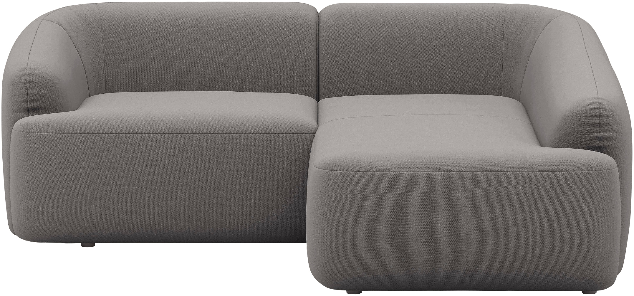 INOSIGN Ecksofa "Nergal, Einzelsofa oder L-Form", Modernes Design, schlichte Optik, stilvoller Blickfang im Wohnzimmer