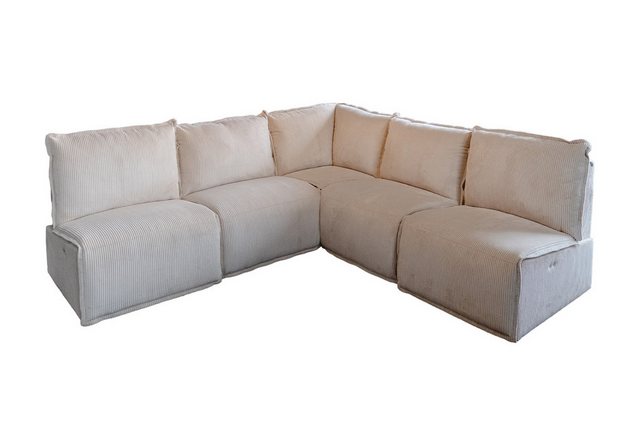 KAWOLA Ecksofa LUNA, mit Relaxfunktion, versch. Bezüge und Farben