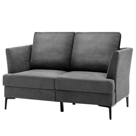 KOMFOTTEU Big-Sofa Doppelsofa, 141x80x72cm, grau