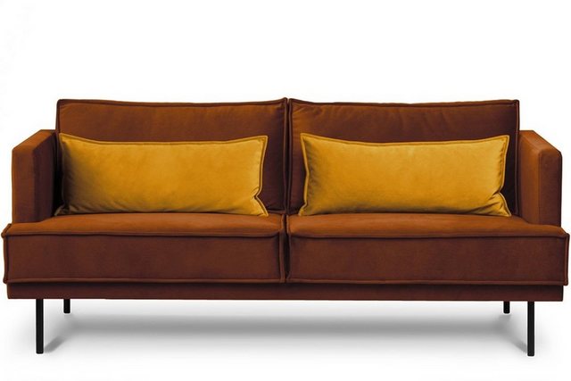 KONSIMO 3-Sitzer GANZO Sofa 3-Personen, Wohnzimmersofa, Modern, mit zwei Zierkissen