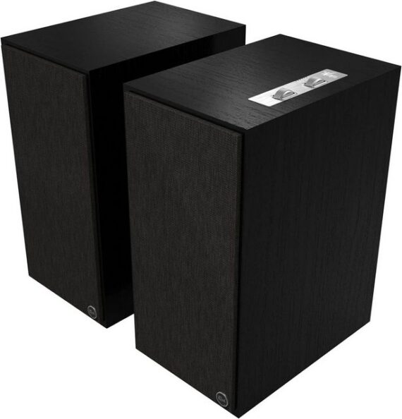 Klipsch The Nines Aktivlautsprecher (Schwarz) Regal-Lautsprecher