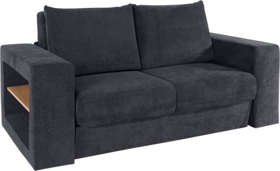 LOOKS by Wolfgang Joop 2,5-Sitzer Looksvb, Verwandlungssofa: aus Sofa wird Sofa mit 2 Hockern, mit Regalfunktion