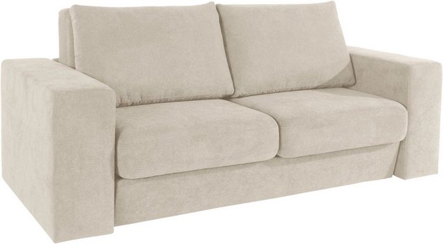 LOOKS by Wolfgang Joop 3-Sitzer Looksv, Verwandlungssofa: aus Sofa wird Sofa mit 2 Hockern