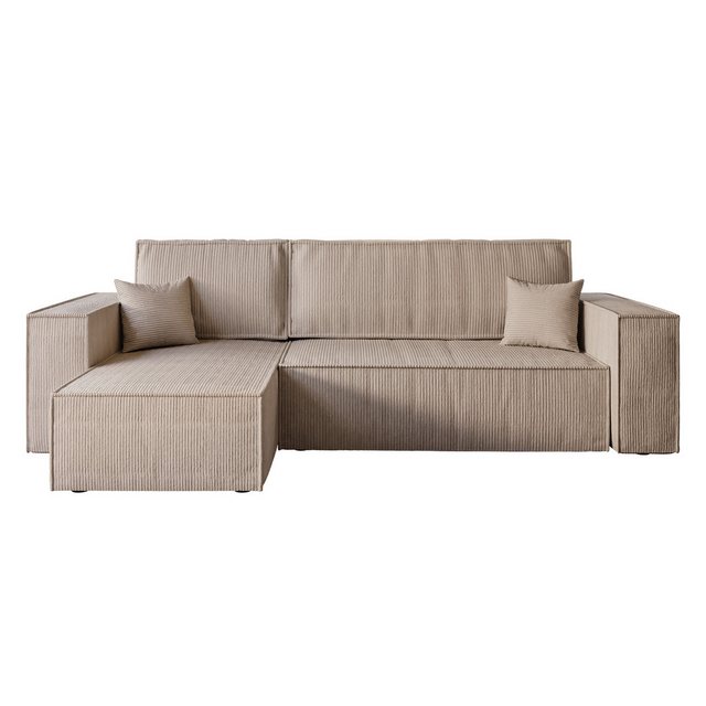 Lookway Ecksofa Gepolstertes CARLOS L-Form, Schlaffunktion