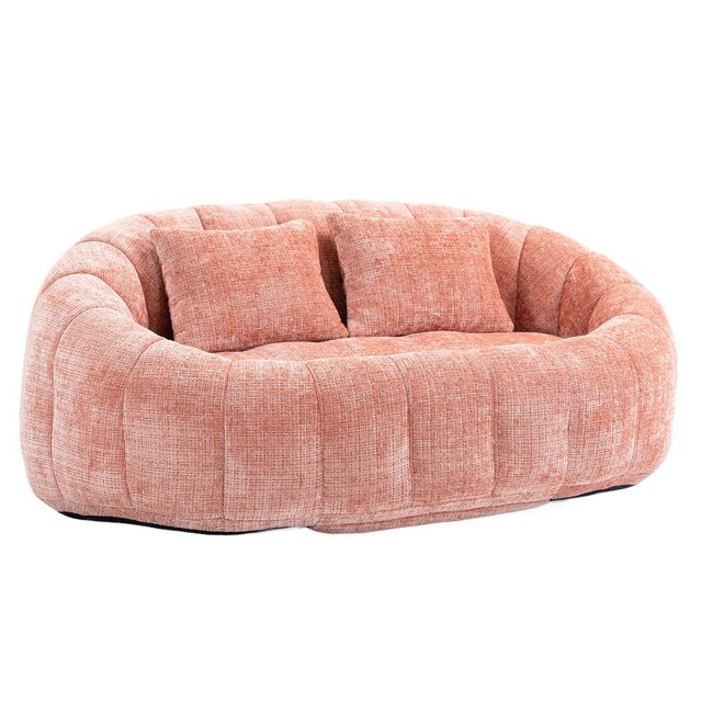 MODFU Sofa Lazy Sofa,Bean Bag Sofa,Loungesessel, Bean Bag Sofa für Erwachsene und Kinder – Hochdichter Schaumstoff, Lazy Sofa für Wohnzimmer, Schlafzimmer & Freizeit, Chenille Stoff, 150kg Tragkraft, Komfortabler Loungesessel, Kein Zusammenbau erforderlich, mit Relaxfunktion