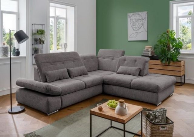 Myhomelando Ecksofa Damaskus II, mit Schlaffunktion