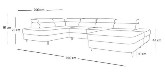 NEXT COLLECTION Ecksofa Priam U