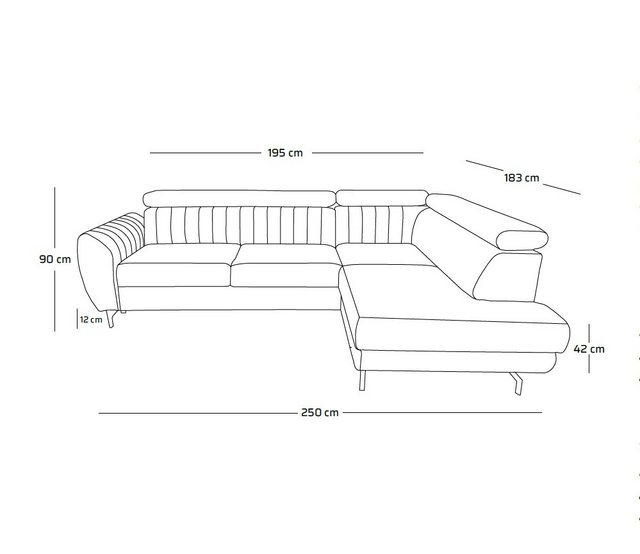 NEXT COLLECTION Ecksofa Spectre-L