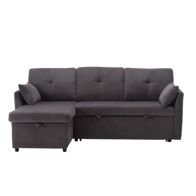 OKWISH Sofa Ecksofa L-förmiges modulares Sofa, mit umkehrbarer Chaiselongue Modulares Sofa Sectional Couch