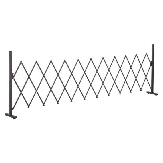 Outsunny Zaun Scherensperre ausziehbar, (Absperrgitter, 1-St., Scherengitter), 35-300cm