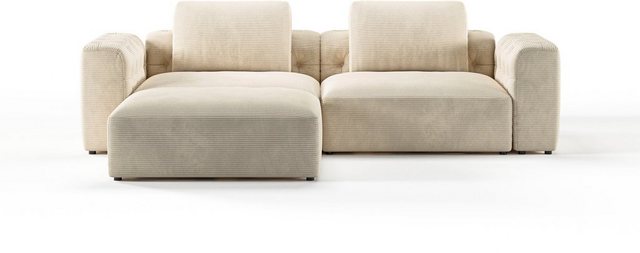 RAUM.ID Ecksofa Cushid L-Form, Modulset, bestehend aus 3 Teilen