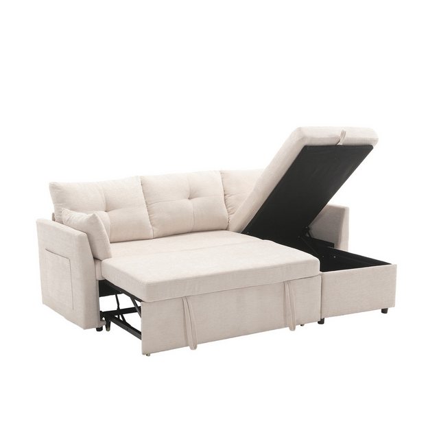 REDOM Sofa L-förmiges modulares Sofa, Modulares Ecksofa, mit umkehrbarer Ottomane Modulares Sofa