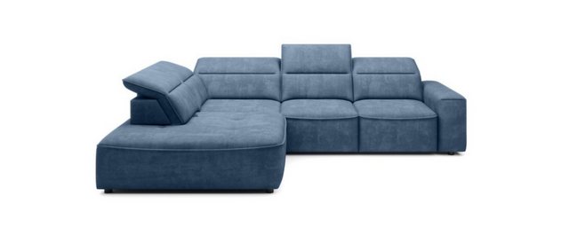 Sofa Dreams Ecksofa Cosmo L Form blau