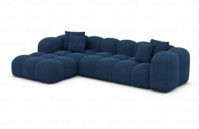 Sofa Dreams Ecksofa Stoffsofa Eckcouch Polster Eck Sofa Formentera L Form kurz Stoff, Loungesofa